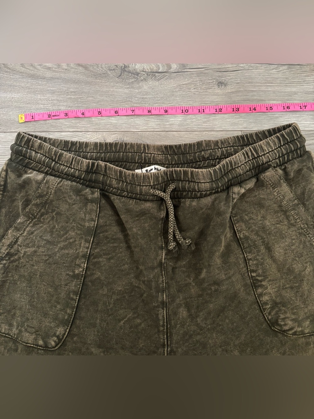 Three Bird Nest Relaxing Robin Wide Leg Pant New Olive Green sz XL - Picture 9 of 10